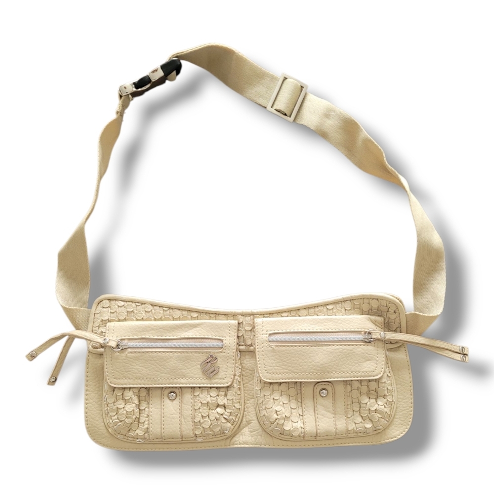 Rare Y2K Rocawear Cream Belt Bag - Picture 2 of 11